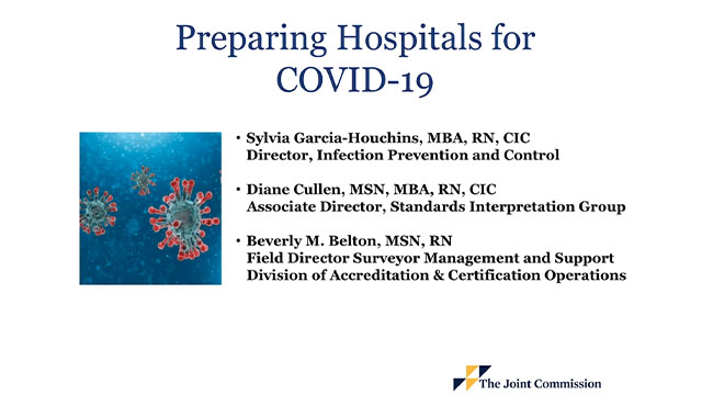 Preventing Coronavirus Transmission in the Hospital Setting